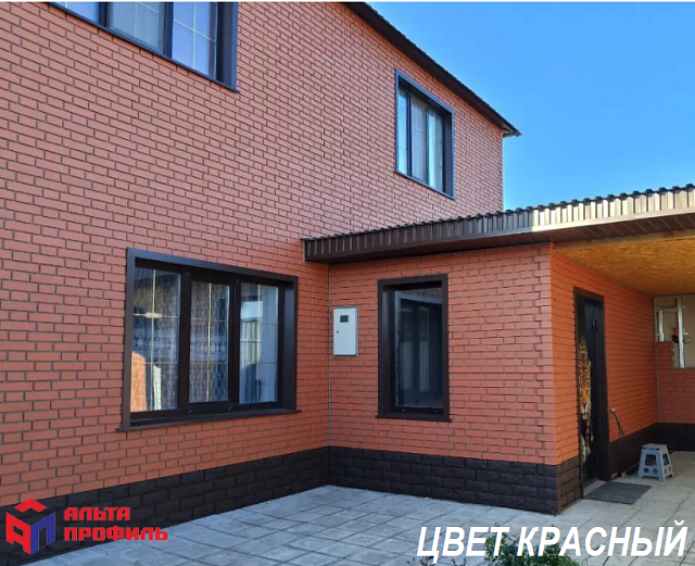 Фасадная панель Альта-Профиль Кирпич Клинкерный